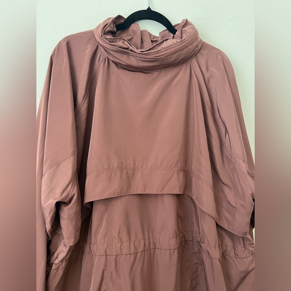 Athleta Dusty Rose Drip Drop Lightweight Jacket Women's Size 2X (0582) - Picture 5 of 11